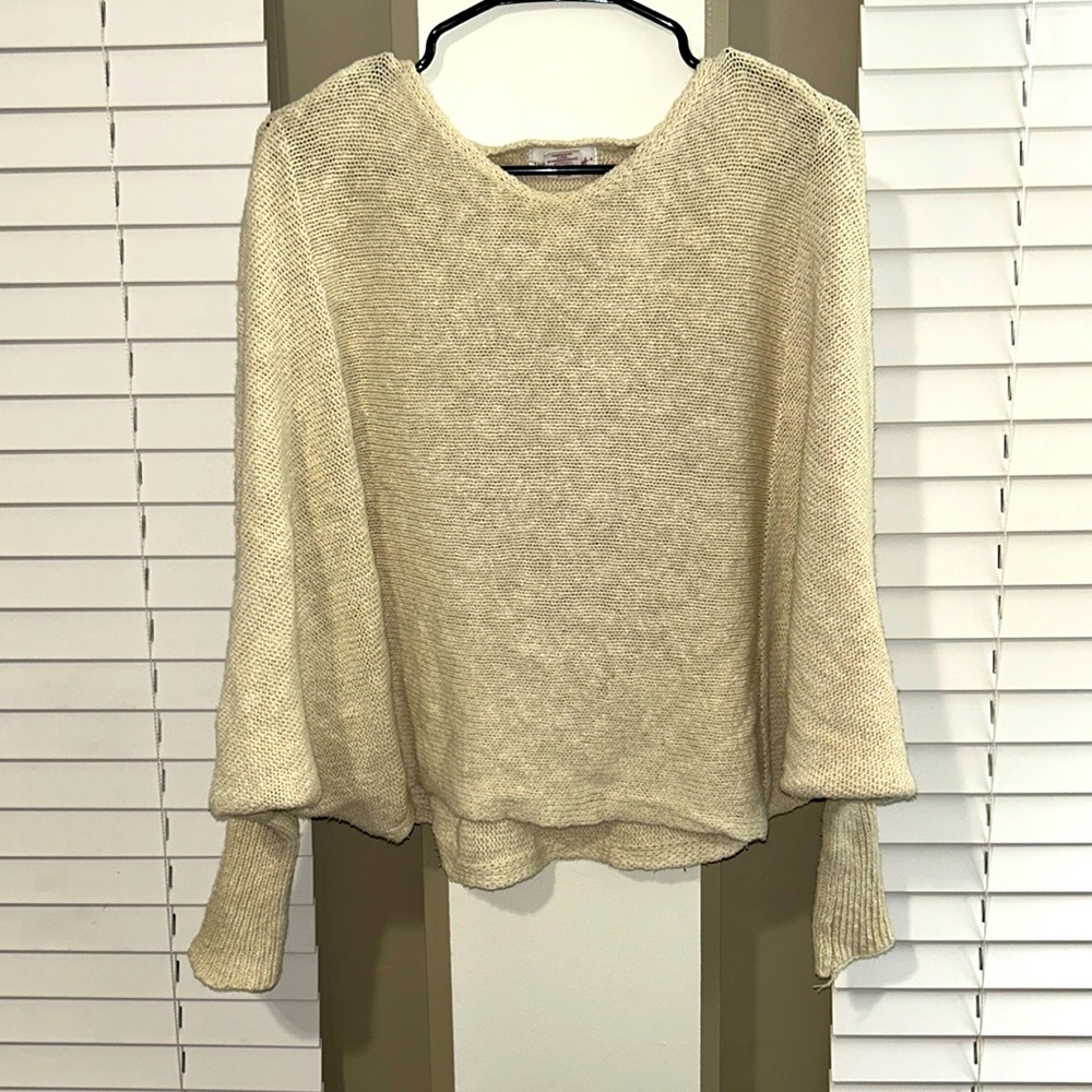 Oatmeal knit sweater